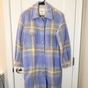 The Ganna Long Shirt Jacket, Wilfred Free, size XS, NWOT
